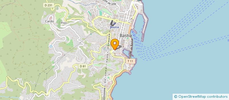 localisation de l'entreprise MADAME N'GOURAI M'BOW à BASTIA