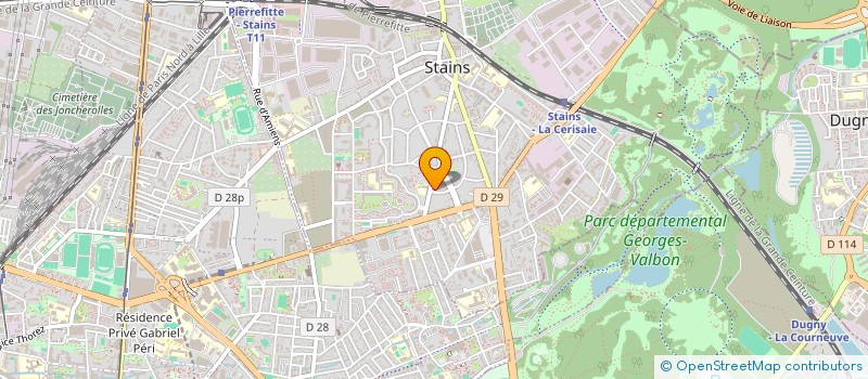 localisation de l'entreprise MADAME N'JYE BELINY à STAINS