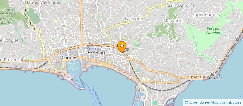 localisation de l'entreprise MADAME N LE TALLEC à CANNES