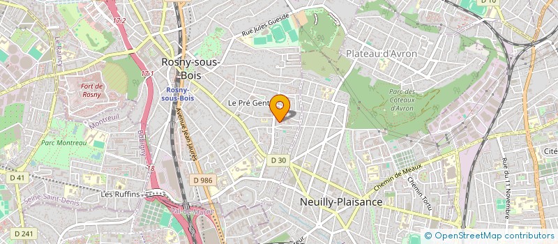 localisation de l'entreprise MADAME N'NABINTOU DRAME à ROSNY-SOUS-BOIS