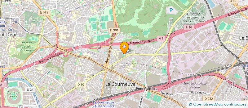 localisation de l'entreprise MADAME N'NAKADY DIABY à LA COURNEUVE