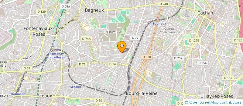 localisation de l'entreprise MADAME N'NENE TOURE à BAGNEUX