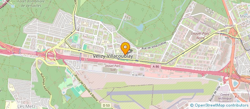 localisation de l'entreprise MADAME N TIZON à VELIZY-VILLACOUBLAY