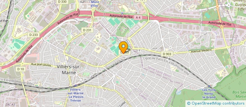 localisation de l'entreprise MADAME N VAUDAN  VILLIERS-SUR-MARNE