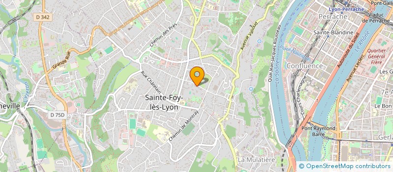 localisation de l'entreprise MADAME N'ZI KOMENA  SAINTE-FOY-LES-LYON