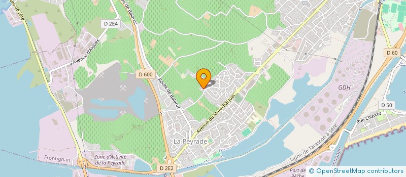 localisation de l'entreprise MADAME NA LI à FRONTIGNAN