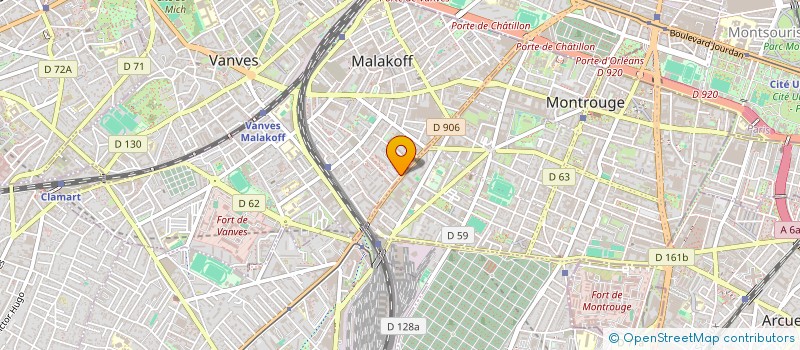 localisation de l'entreprise MADAME NA QIAO  MALAKOFF