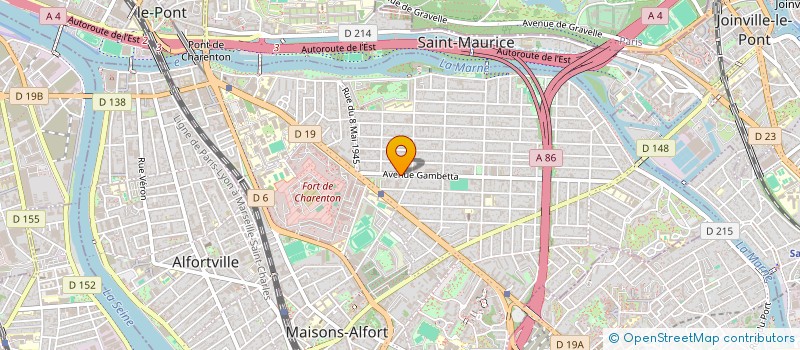 localisation de l'entreprise MADAME NA XU  MAISONS-ALFORT