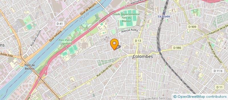 localisation de l'entreprise MADAME NAAIMA DAOUDI à COLOMBES