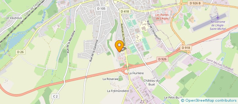 localisation de l'entreprise MADAME NAAIMA EL MANAA à L'AIGLE