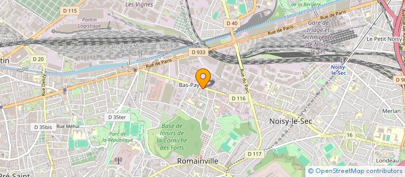 localisation de l'entreprise MADAME NAAZAHAH SEERUTTUN  ROMAINVILLE