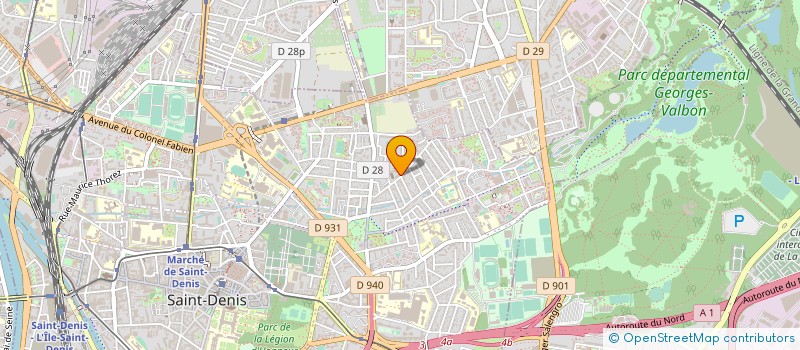 localisation de l'entreprise MADAME NABIA GUENCHI  SAINT-DENIS