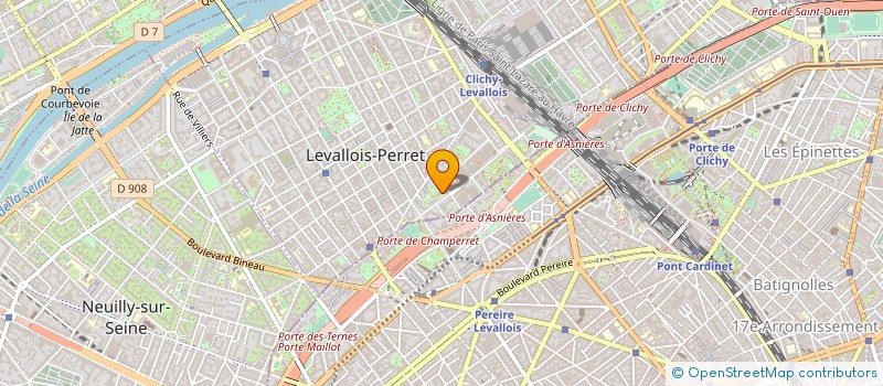 localisation de l'entreprise MADAME NABIA ZERZOURI à LEVALLOIS-PERRET