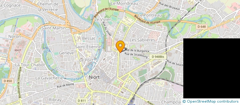 localisation de l'entreprise MADAME NABIHA MOBARAK à NIORT