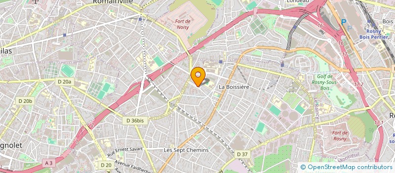 localisation de l'entreprise MADAME NABIHA RANA DEWAN  MONTREUIL