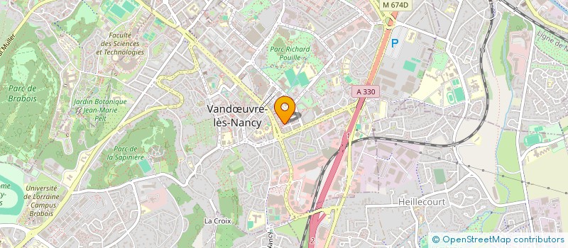 localisation de l'entreprise MADAME NABILA ABDILLAH  VANDUVRE-LES-NANCY