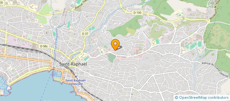 localisation de l'entreprise MADAME NABILA AZTOUT à SAINT-RAPHAEL