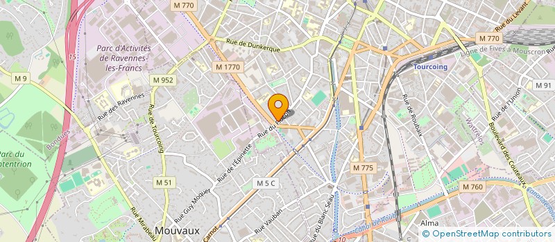 localisation de l'entreprise MADAME NABILA BELGHERBI à TOURCOING
