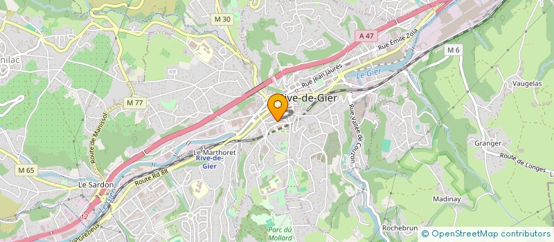 localisation de l'entreprise MADAME NABILA BEN RAHMA  RIVE-DE-GIER