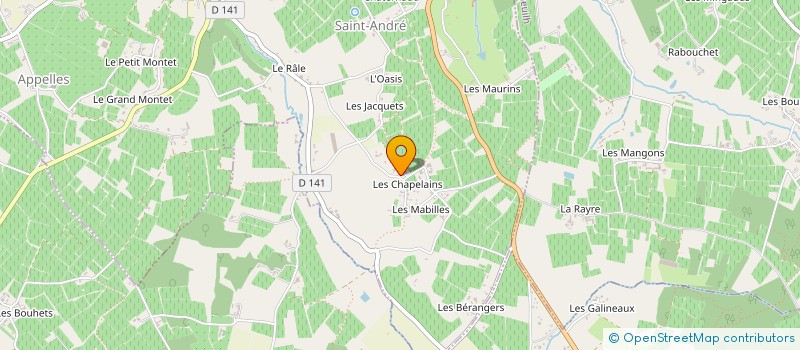 localisation de l'entreprise MADAME NABILA BENHOUHOU à SAINT-ANDRE-ET-APPELLES