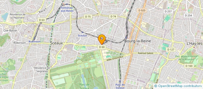 localisation de l'entreprise MADAME NABILA BENJELLOUN à SCEAUX