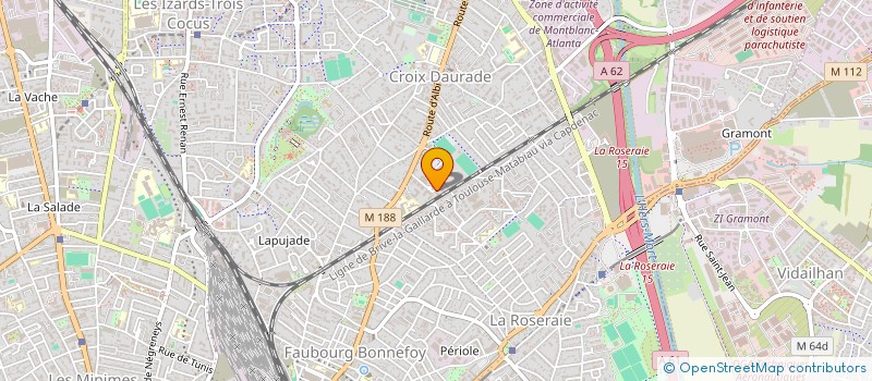 localisation de l'entreprise MADAME NABILA BENTAIEB  TOULOUSE