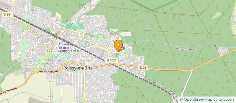 localisation de l'entreprise MADAME NABILA BOURENNANI  ROISSY-EN-BRIE