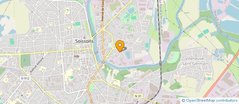 localisation de l'entreprise MADAME NABILA CHELLAT à SOISSONS