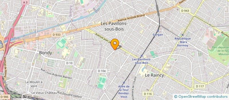 localisation de l'entreprise MADAME NABILA FAID  LES PAVILLONS-SOUS-BOIS