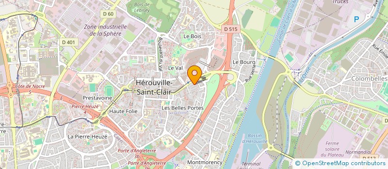 localisation de l'entreprise MADAME NABILA FELLAG à HEROUVILLE-SAINT-CLAIR