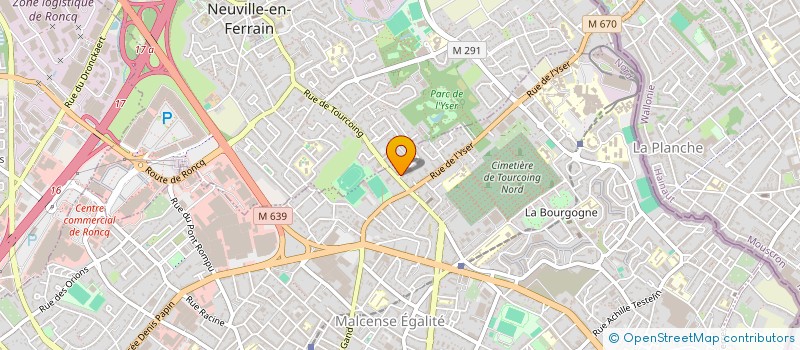 localisation de l'entreprise MADAME NABILA HATOU  TOURCOING