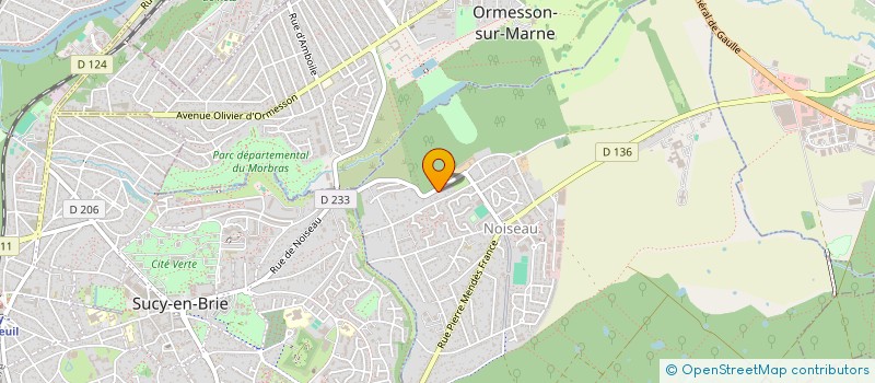 localisation de l'entreprise MADAME NABILA HOUAM  NOISEAU