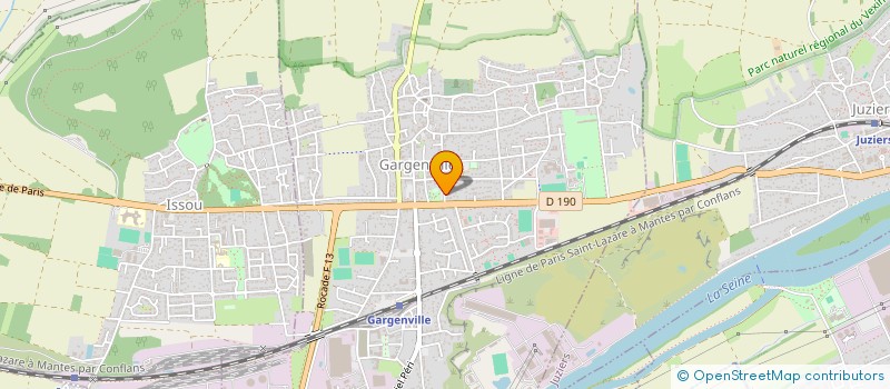 localisation de l'entreprise MADAME NABILA KADI  GARGENVILLE