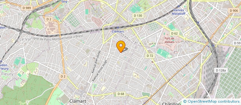localisation de l'entreprise MADAME NABILA KETEM à CLAMART
