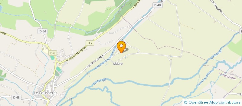 localisation de l'entreprise MADAME NABILA LAHMADI  LE FOUSSERET