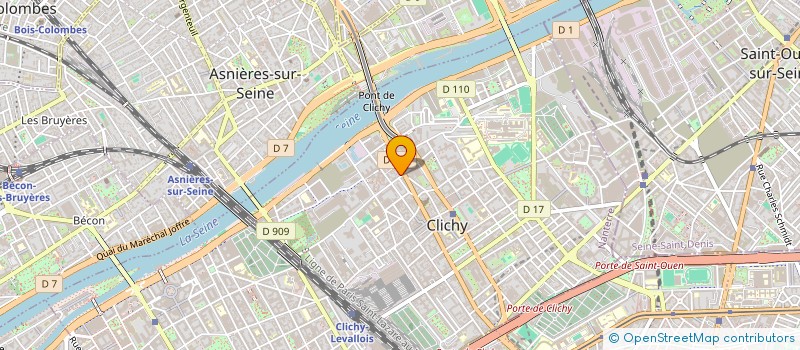localisation de l'entreprise MADAME NABILA MAHRAZ à CLICHY
