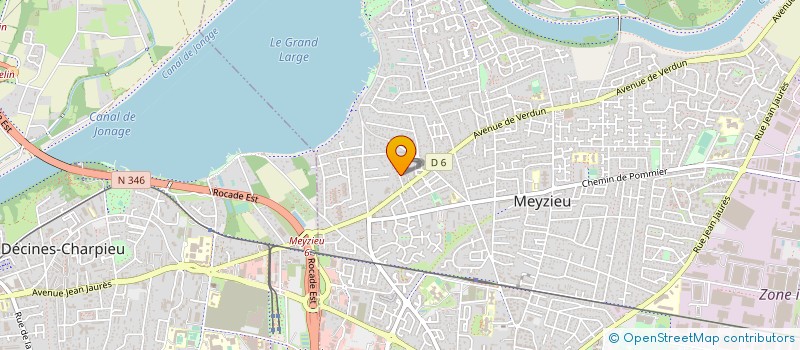 localisation de l'entreprise MADAME NABILA MILOUDI  MEYZIEU