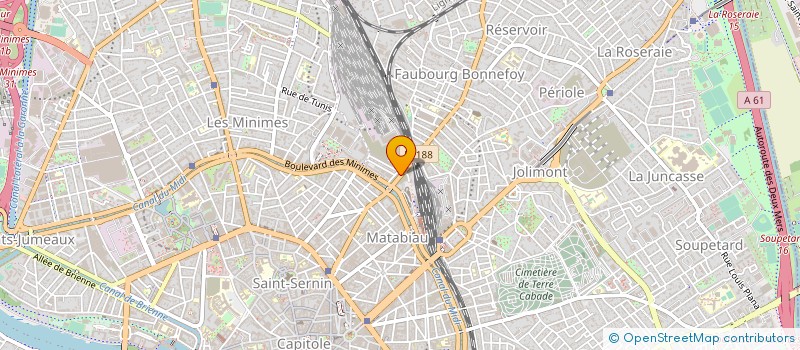 localisation de l'entreprise MADAME NABILA OUARRAG à TOULOUSE