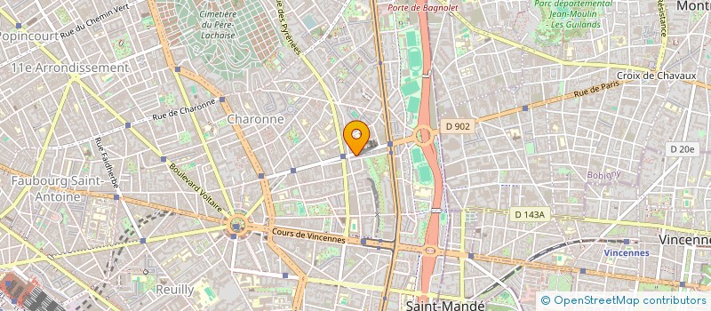 localisation de l'entreprise MADAME NABILA PATEL  PARIS