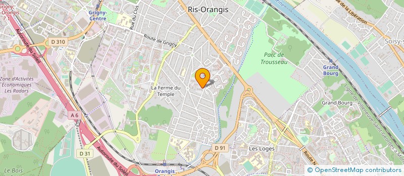 localisation de l'entreprise MADAME NABILA SAADI  RIS-ORANGIS