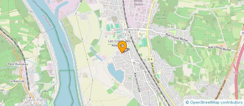 localisation de l'entreprise MADAME NABILA SELTIOUI à SAINT-MAURICE-L'EXIL