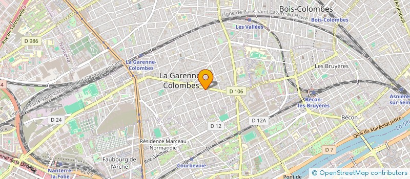 localisation de l'entreprise MADAME NABILA SILI  ASNIERES-SUR-SEINE