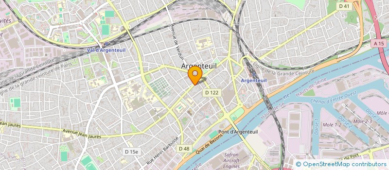 localisation de l'entreprise MADAME NABILA SILLERO MANCERA  ARGENTEUIL