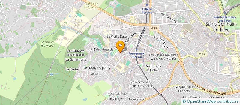 localisation de l'entreprise MADAME NABILA YAHIATENE  SAINT-GERMAIN-EN-LAYE