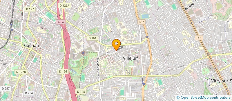 localisation de l'entreprise MADAME NABINOU DIABY  VILLEJUIF