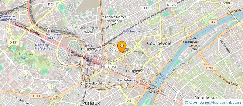 localisation de l'entreprise MADAME NABONDJA OUATTARA à COURBEVOIE