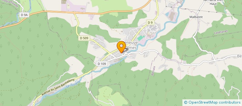 localisation de l'entreprise MADAME NACEIRA AMOURI à VILLENEUVE-D'OLMES