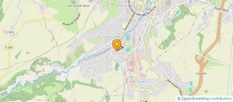 localisation de l'entreprise MADAME NACERA ACHAOUI  VALS-PRES-LE-PUY