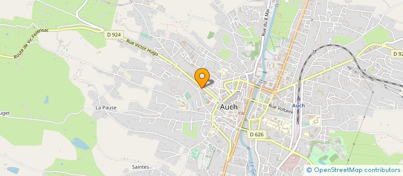 localisation de l'entreprise MADAME NACERA BAKIR  AUCH