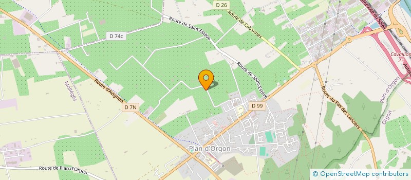 localisation de l'entreprise MADAME NACERA BENYAKHLEF à PLAN-D'ORGON
